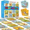 Animal Matching Memory Game Flash Cards for Toddlers,Letter Matching Memory Card Game,Fun Alphabet Flash Cards ABC Learning, Preschool Learning Activities Educational Toys for Boys & Girls Age 4 to 8 view 1