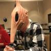 LyY8FF Halloween horror mask latex cosplay Adam and Barbara mask (Barbara) view 4