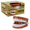 Funtime Gifts 10622 Classic Clockwork Chattering Teeth, Red view 1