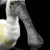 FRANKIEZHOU Simulation Spoonbill Plush Toys-Cute High Lifelike Black-Faced Wild Stuffed Animals-Real Life Bird Plush Toy Gifts for Kids,Home Decor,12" Long view 3
