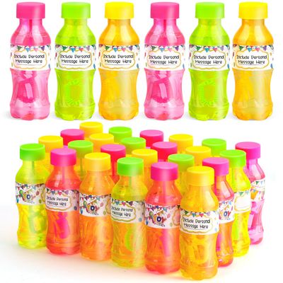 TOY Life 24 Bubble Bottles with Wands, Bubbles Party Favors for Kids, Bubble Bulk with Bubble Solution, Easter Goodie Bag Stuffers Wedding Birthday Summer Party Supplies, Outdoor & Indoor Activity