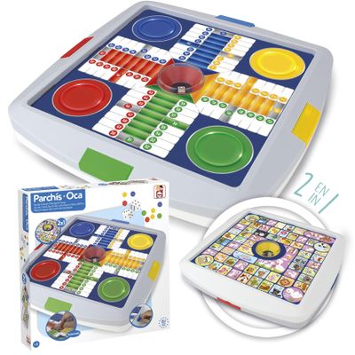 Chicos 64001 Automatic Parchis/Goose with Lid