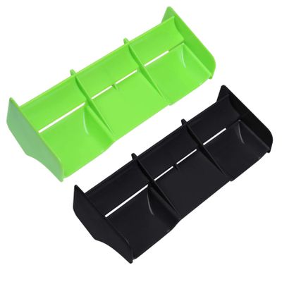 LAFEINA 2 Pack Rear Spoiler Tail Wing for 1/8 Model RC Off-Road Buggy Racing HSP HPI Redcat Car (White & Yellow)