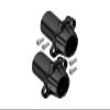 Axial 1/10 RBX10 Ryft 4WD Rock Bouncer AXI03005 Upgrade Parts Aluminum Rear Knuckle Arm - 6Pc Set Black view 1