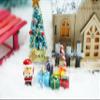 1:12 Scale Dollhouse Christmas Kit 9PCS Miniature Christmas Tree Mistletoe Xmas Wreath Miniature Candy Crutch Ornament Decorations Simulation Gifts (9 PCS Christmas Tree Set) view 4
