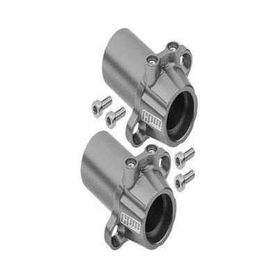 Axial 1/10 RBX10 Ryft 4WD Rock Bouncer AXI03005 Upgrade Parts Aluminum Rear Knuckle Arm - 6Pc Set Gray Silver