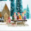 1:12 Scale Dollhouse Christmas Kit 12PCS Miniature Scene Decor Pine Tree Mistletoe Xmas Wreath Miniature Snowman Candy Crutch Ornament Desktop Decorations Simulation (12 PCS Santa Claus Gifts Cane) view 3
