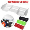 LAFEINA 2 Pack Rear Spoiler Tail Wing for 1/8 Model RC Off-Road Buggy Racing HSP HPI Redcat Car (White & Green) view 2