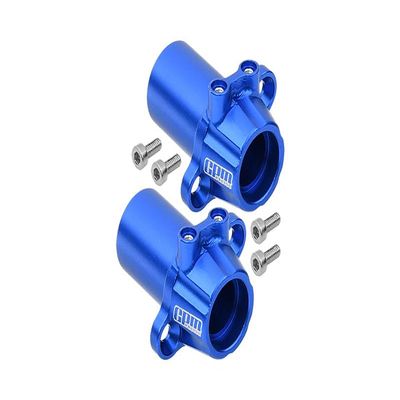 Axial 1/10 RBX10 Ryft 4WD Rock Bouncer AXI03005 Upgrade Parts Aluminum Rear Knuckle Arm - 6Pc Set Blue