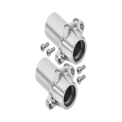 Axial 1/10 RBX10 Ryft 4WD Rock Bouncer AXI03005 Upgrade Parts Aluminum Rear Knuckle Arm - 6Pc Set Silver