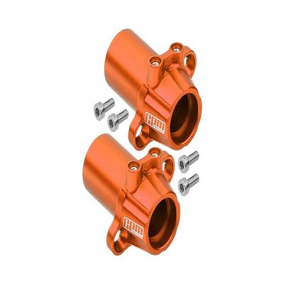 Axial 1/10 RBX10 Ryft 4WD Rock Bouncer AXI03005 Upgrade Parts Aluminum Rear Knuckle Arm - 6Pc Set Orange