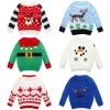 Chalyna 6 Pcs Christmas Doll Clothes Christmas Accessories Outfit Small Sweater Knitted Clothing Xmas Accessory Santa Clothing Accessories Clothes, Doll is Not Included(Stylish) view 1