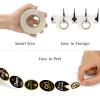 600 PCS 1.5 Inch Happy 90th Birthday Roll Stickers, 8 Different Design Black Gold Happy 90th Birthday Round Labels Birthday Party Favor Anniversary Party Supplies, Handmade Sticker view 3