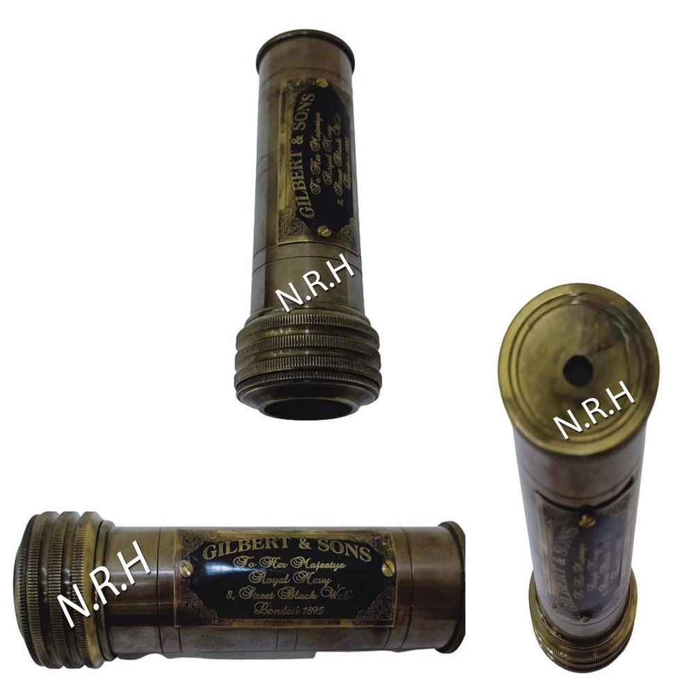 Antique Brass Handmade Kaleidoscope, Kids Gift, Birthday Gift, Unique Gift, Gift for Everyone Festival, Working Kaleidoscope (Gilbert & SONS)