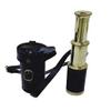 Antique Brass Marine Small Brass Telescope 6" with Leather Box Pirate view 3