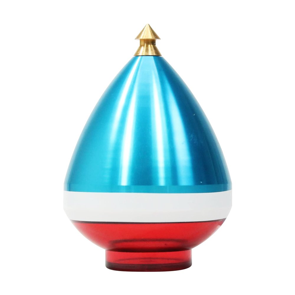 Spintastics Quicksilver Hybrid Spin Top - Fixed Tip (Blue and Red)