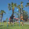 4 Square in the Air. Height Adjustable & Portable. All Ages & Skill Levels. Great for Families, Churches, Schools, Camps. Fun & Community Building. view 1