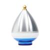 Spintastics Quicksilver Hybrid Spin Top - Fixed Tip (Silver and Blue) view 1