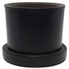 Cyber-Deals Black PU Leather Dice Cup Premium Felt Lined, Pip Dot Dice, Plus Extra Die Set (Gift Boxed) for Liar's Dice Farkle Yahtzee and Other Dice Games (Black/Dark Grey Cup, 16mm Dice (White)) view 3