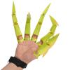 Alvivi Halloween Skeleton Hand Articulated Extensions Finger Wearable Bone Claw Hand Cosplay Scary Skeleton Hand Camouflage Right Hand One Size view 1
