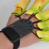 Alvivi Halloween Skeleton Hand Articulated Extensions Finger Wearable Bone Claw Hand Cosplay Scary Skeleton Hand Camouflage Right Hand One Size view 4