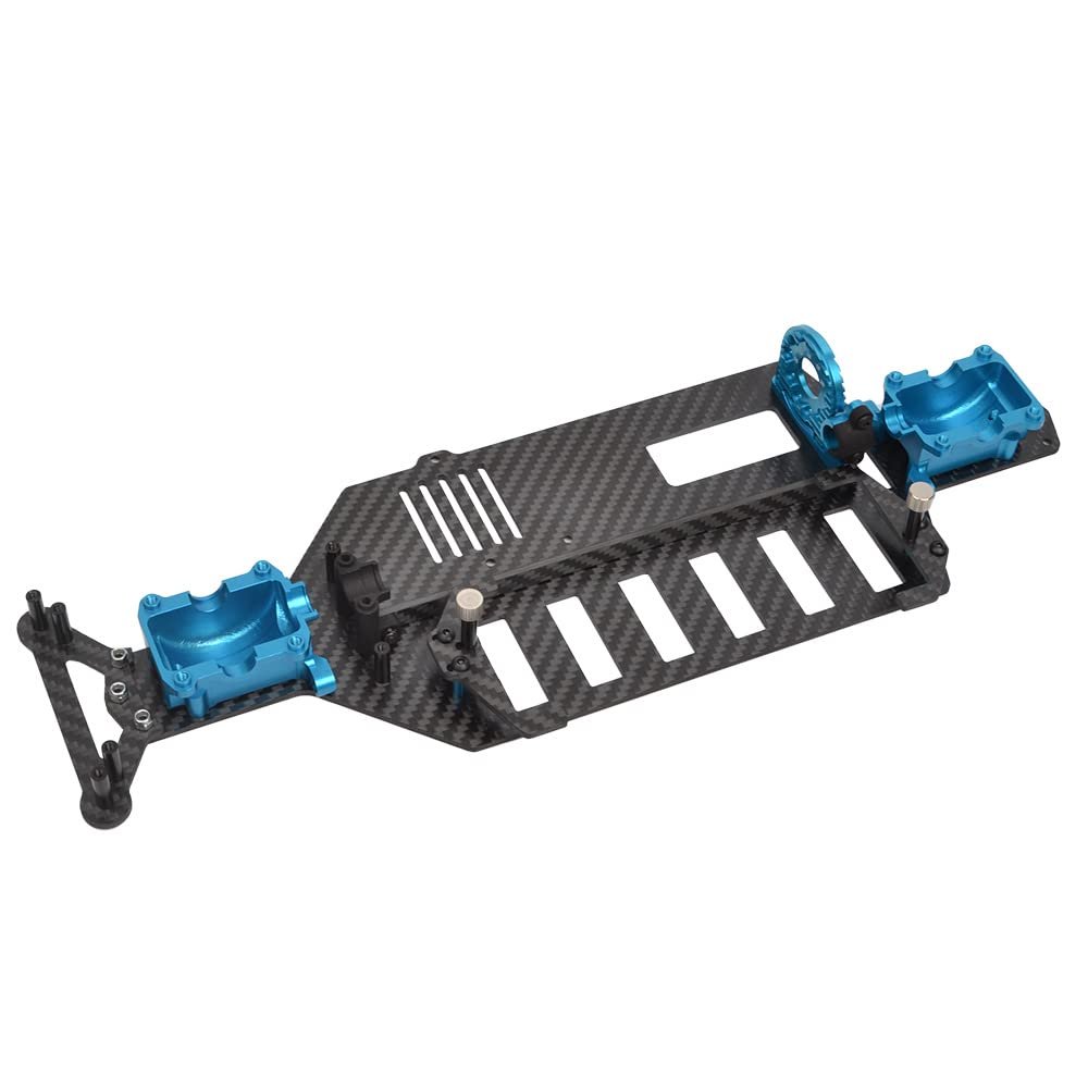 Carbon Lower Deck Case for Tamiya TT-02 TT-02RS TT-02FT Chassis Upgrades
