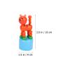Toyvian 4pcs Wooden Cat Dog Figurine Toy Dancing Rocking Finger Puppets Wooden Push Up Toy Animals Finger Puppet Funny Finger Toys for Christmas Random Style view 3