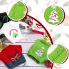 Chalyna 4 Pieces Christmas Doll Accessories Christmas Clothes Sweater Set Doll Hand Knitted Clothing Elk Snowflake Print Pearl Xmas Accessory Set Decor(Cute) view 4