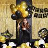 DUILE 2026 Happy New Year Decorations New Years eve Party Supplies 2026 Include Paper Flower New Year Banner Balloons Curtains Foil Star Balloons for Party view 2