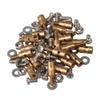 Replacement Part For Model Airplane Servo Linkage For 1mm Steel Wire Golden Pack Of 20 view 1