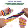 Sensory Chew Necklace for Boys and Girls, 6 Pack Stretch Chewing Necklaces for Kids with Autism ADHD SPD, Oral Motor Aids Baby Chew Toys Reduce Fidgeting for Kids Chewer (6) view 4