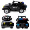 Toysvill SWAT Military Police Building Block Set | SUV + Soldiers Minifigures (12 PCS) with Weapons and Accessories Gift view 2