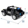 Toysvill SWAT Military Police Building Block Set | SUV + Soldiers Minifigures (12 PCS) with Weapons and Accessories Gift view 3