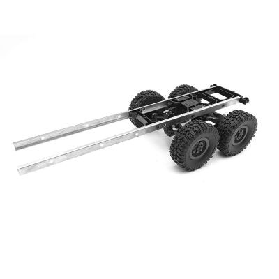 Kuuleyn Oil Tank Traile Chassis, Metal Plastic Simulation Oil Tank Trailer Spare Tire Kit Durability Oil Tanks Trailer Chassis Suitable for Wpl b24 b16 b36 b36kit RC Model Part & Acces