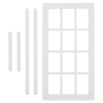 Totority Dollhouse Window Model 1 12 Scale White Synthetic Material for DIY Decoration Perfect for Modern and Traditional Interiors