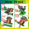 12 Pieces Football Party Decorations Football Table Centerpiece Silhouette Honeycomb Party Centerpiece for Sports Theme Supplies view 4