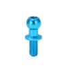 SPYMINNPOO 10pcs Metal Ball Screws, Link Rod Shock Absorbers End Bolts Replacement Compatible with TT01 TT02 RC Car(Blue) view 4