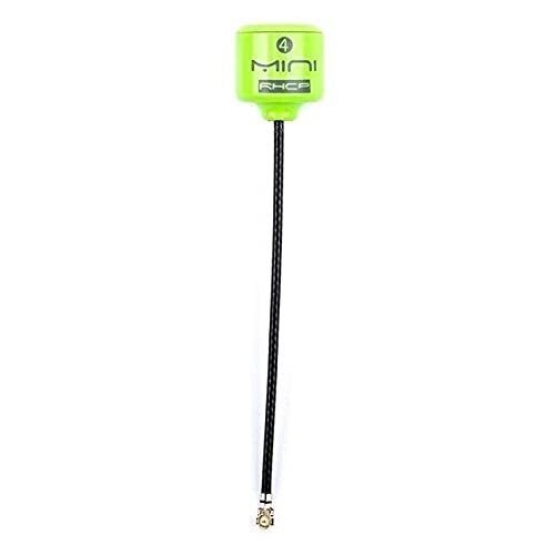 ZHIPAIJI 5.8ghz FPV Antenna, 4 RHCP Drone Antenna High Gain 2.8Dbi Transmitter/Receiver SMA/RP-SMA/MMCX/UFL Antenna for FPV RC Drone Part RC Drone Antenna Accessories (Color : Green UFL Normal)