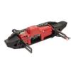 LAFEINA Metal Front Rear Bumper with Winch LED Lights & Light Control Cable for 1:10 RC Crawler Car SCX10 90046 SCX10 AXI03007 TRX4 (Red Winch) view 2
