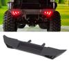 LAFEINA Metal Front Rear Bumper with Winch LED Lights & Light Control Cable for 1:10 RC Crawler Car SCX10 90046 SCX10 AXI03007 TRX4 (Red Winch) view 4