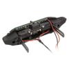 LAFEINA Metal Front Rear Bumper with Winch LED Lights & Light Control Cable for 1:10 RC Crawler Car SCX10 90046 SCX10 AXI03007 TRX4 (Black Dual Motor Winch) view 3