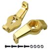 1Pair Brass Front C-Hubs Carrier Weights Caster Blocks Upgrades for TRX-4 1/10 RC Crawler, Replace 8232 view 1