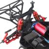 All Metal Aluminum RC Shocks for 1/10 Traxxas Stampede Rustler Shocks, Front & Rear, Replacement 4PCS Set 5862 (Red) view 3