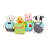 Li'l Woodzeez  Friendz Club Farm Set with Duck, Sheep, Pig & Cow  4 Collectible Posable Doll Figures for Imaginative Pretend Play  Farm Animal Toys for 3+ Years view 2