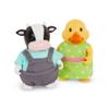 Li'l Woodzeez  Friendz Club Farm Set with Duck, Sheep, Pig & Cow  4 Collectible Posable Doll Figures for Imaginative Pretend Play  Farm Animal Toys for 3+ Years view 3