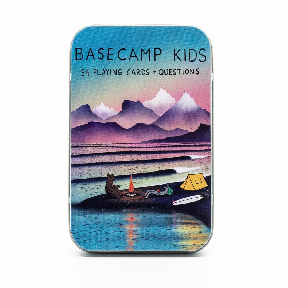 Basecamp Cards: Kids Edition Conversation Starters - 52+2 Family Friendly Unique Questions - Family Conversation Cards - Playing Cards - Fun Family Activity