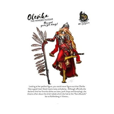 Wargamer Game Studio Olenka, The Winged Hussar (28mm)