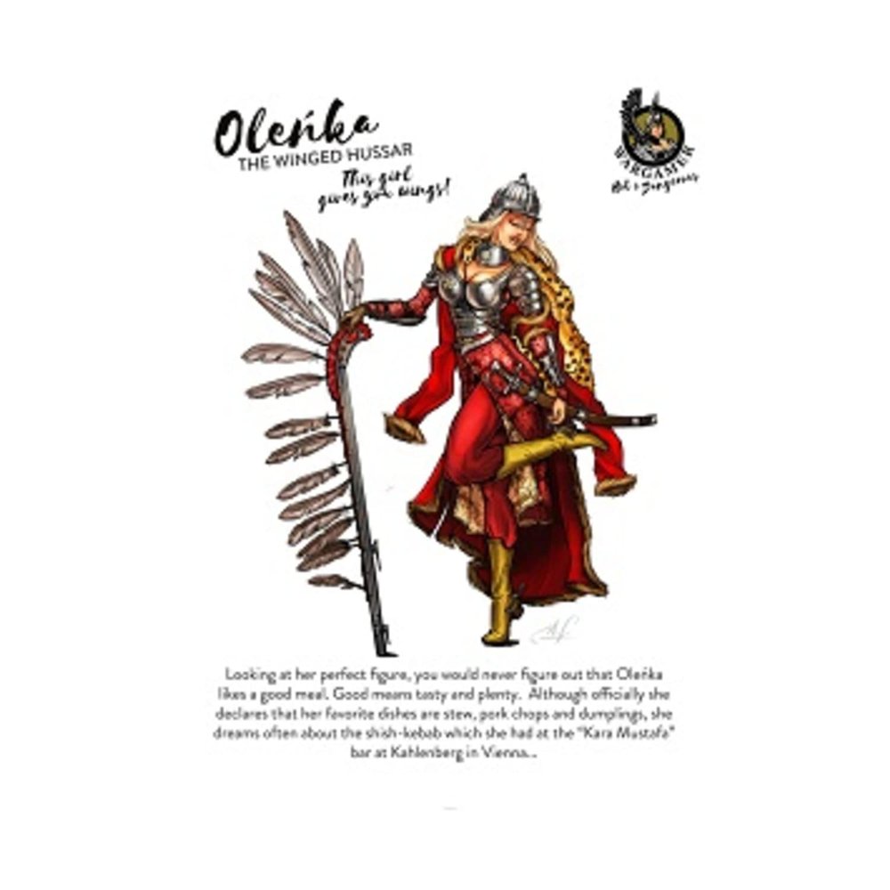 Wargamer Game Studio Olenka, The Winged Hussar (28mm)