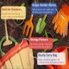 Kinderific Gardening Set, Tool Kit, for Kids, STEM, Includes Tote Bag, Spade, Watering Can, Rake, Fork, Trowel and Gloves (Sunshine) view 4