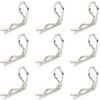 GDOOL 30-Pack 90-Degree Angle 1mm Body Clips Bent Springy Pins WJ07 for All 1/16 1/18 1/20 Scale Model Car Truck Crawler Truck(Silver) view 1